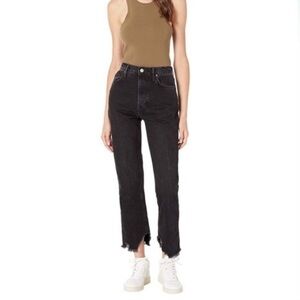 We The Free TAPERED BAGGY HIGH RISE
BOYFRIEND FIT BLACK JEANS - 24